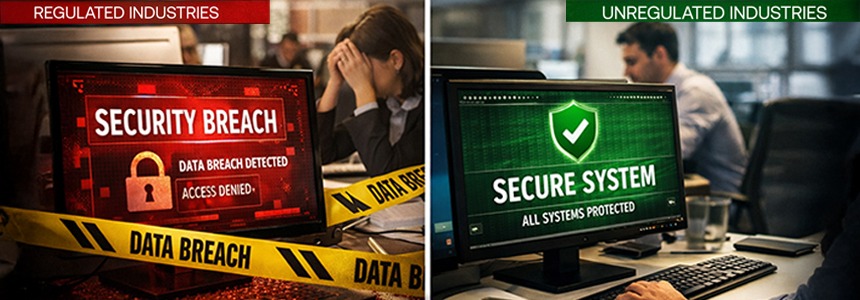 Why Regulated Industries Have Worse Security Than Unregulated Ones 1