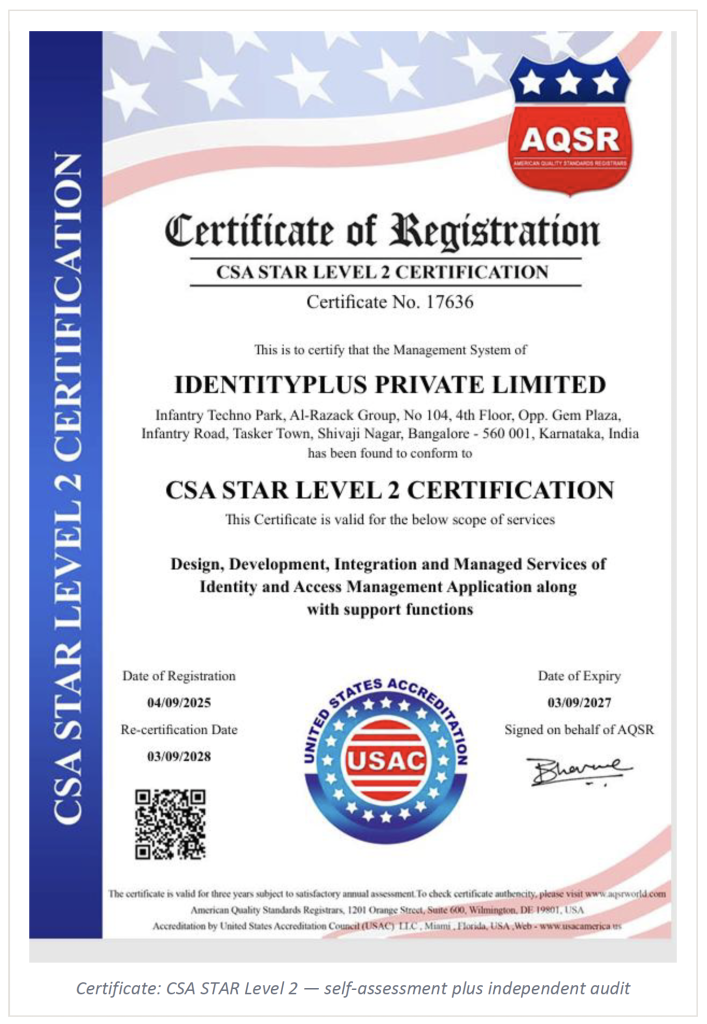 CSA-Cloud-Security-Alliance-Certification CSA Cloud Security Alliance Certification | Cross Identity: Converged IAM Solutions for Enhanced Security