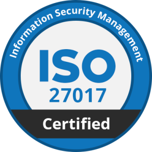 ISO-27017-Certification-Emblem ISO 27017 Certification Emblem | Cross Identity: Converged IAM Solutions for Enhanced Security