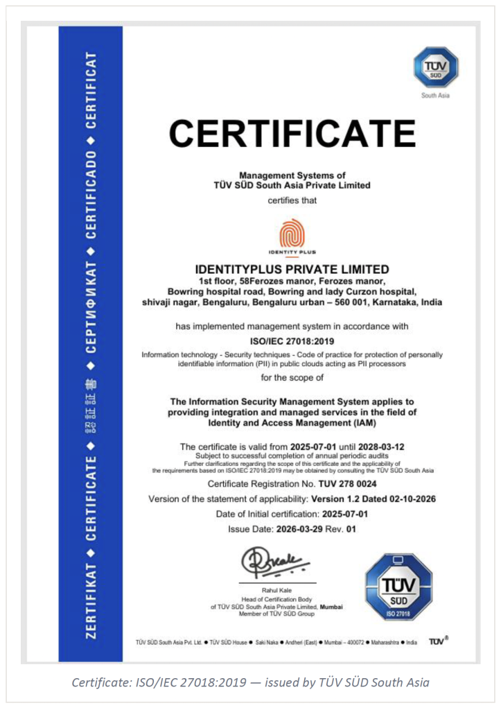 ISO-27018-Certification (2) ISO 27018 Certification 2 | Cross Identity: Converged IAM Solutions for Enhanced Security